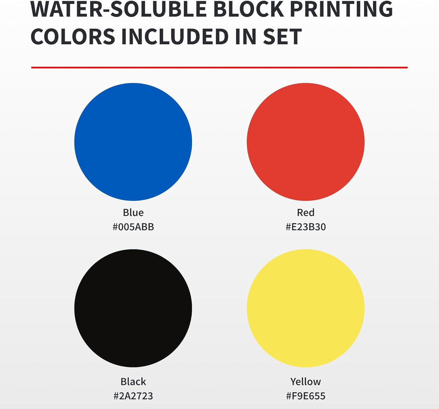 Speedball Art Products Block Printing Ink Set