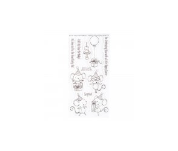 My Favorite Things Stacey Yacula Stamps 4"X8" - It's A Mice Time To Celebrate