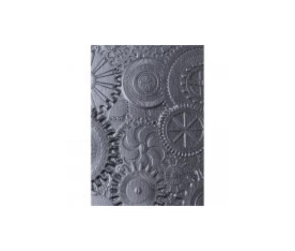 Sizzix 3D Texture Fades Embossing Folder - Mechanics