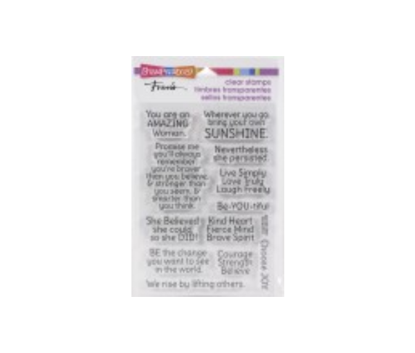 Stampendous Perfectly Clear Stamps-Amazing Woman