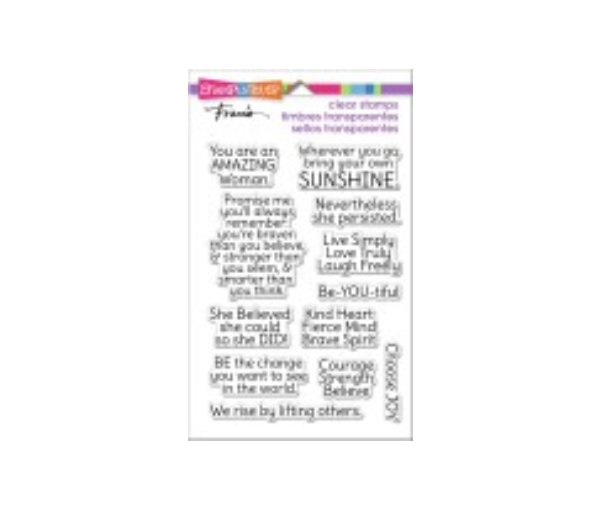 Stampendous Perfectly Clear Stamps-Amazing Woman
