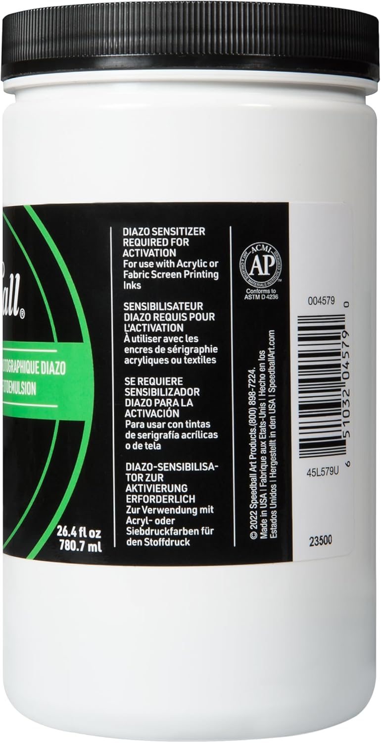 Speedball Diazo Photo Emulsion, 26.4-Ounce