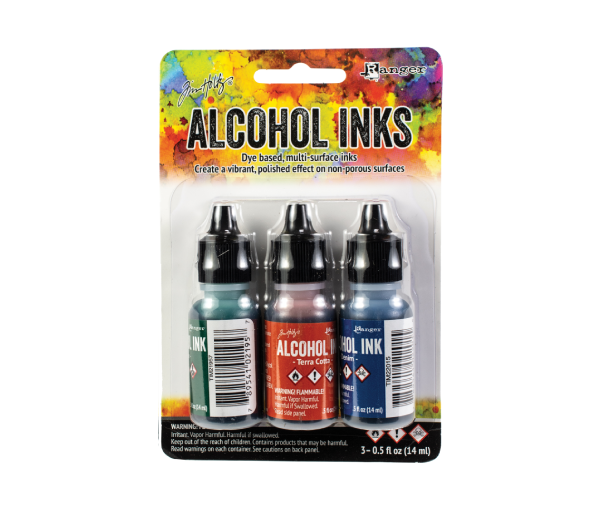 Tim Holtz Alcohol Ink .5oz 3/Pkg