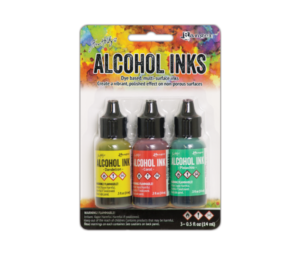 Tim Holtz Alcohol Ink .5oz 3/Pkg