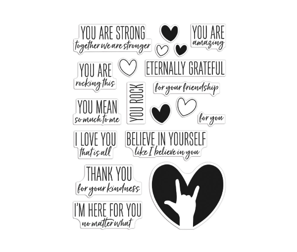Hero Arts + Honey Bee 6"X8" Stamp Set-You Are Amazing