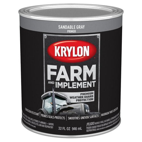 Krylon 2040 Farm & Implement Brush, Sandable Architectural Paints