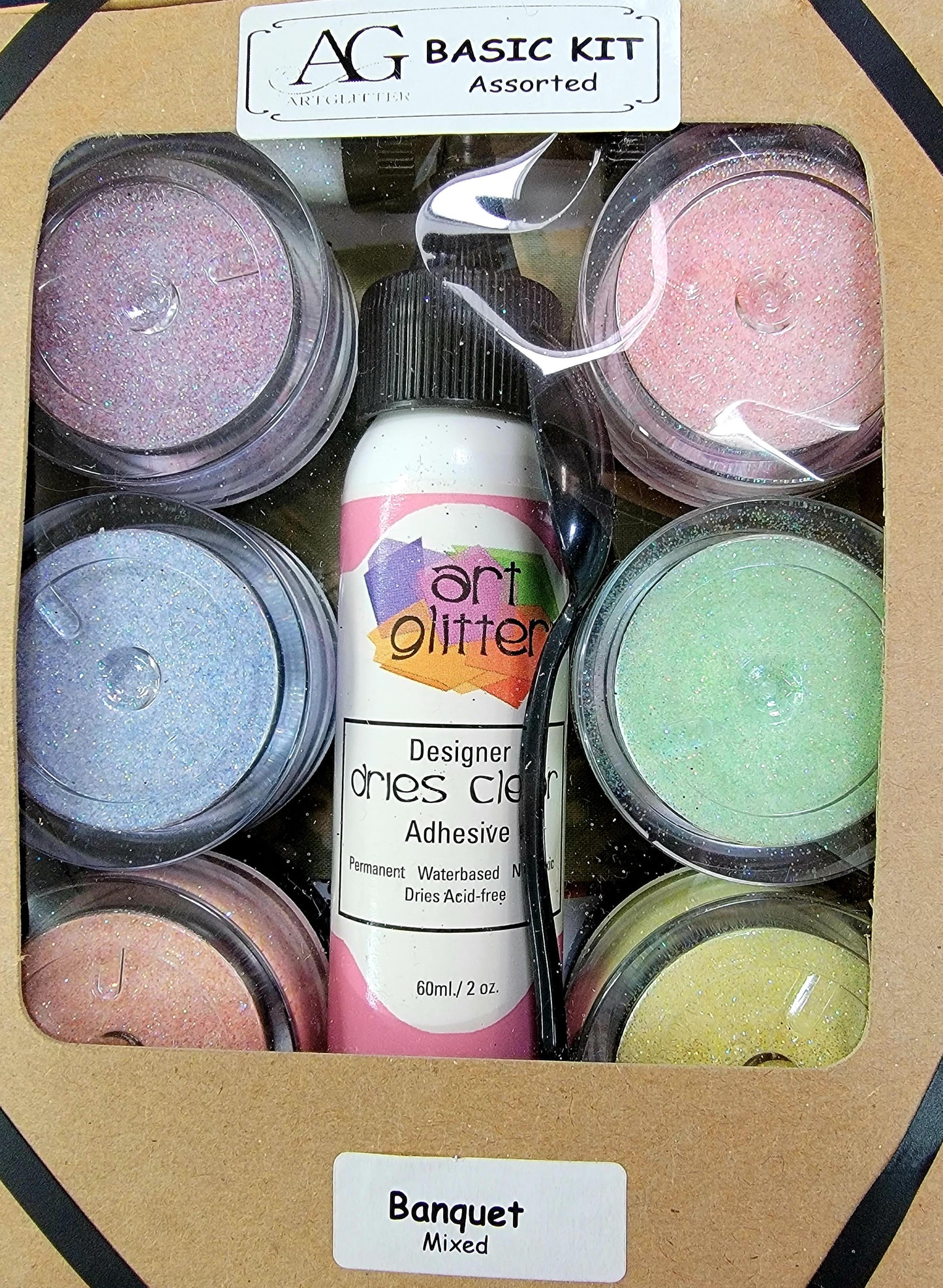 Art Glitter Basic Kit  Assorted- Banquet