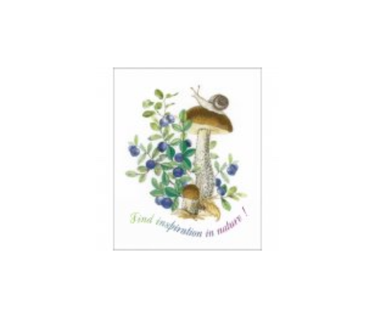 RIOLIS Satin Stitch Kit 5"X6.25" --- Birch Bolete