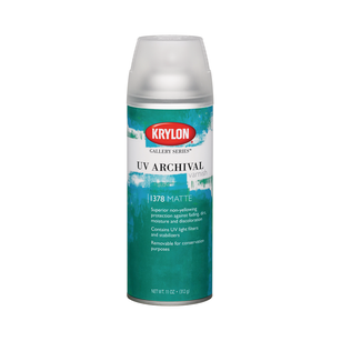 Krylon Gallery Series UV Archival Varnish Aerosol Spray, 11 Ounce