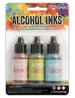 Tim Holtz Alcohol Ink .5oz 3/Pkg