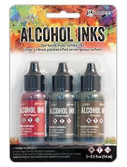 Tim Holtz Alcohol Ink .5oz 3/Pkg